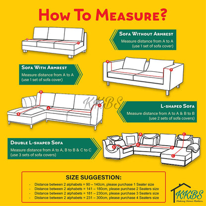 Pelindung Anti Calar Gentian Susu Elastik Kusyen Sarung Sofa Halaman 1