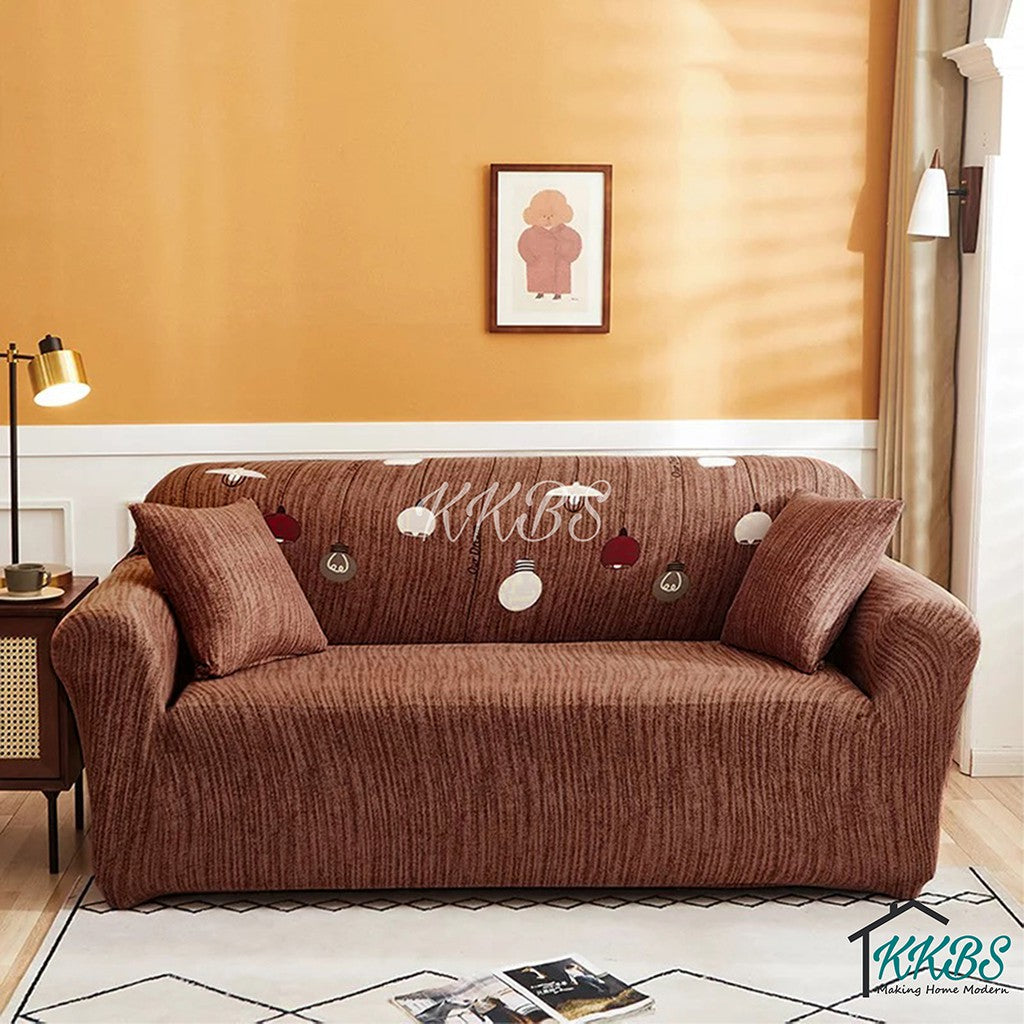 Anti Skid Scratch Protector Milk Fiber Elastic Sofa Cover Page 2