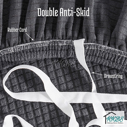 Anti Skid Scratch Protector Solid Colour Cushion Sofa Cover