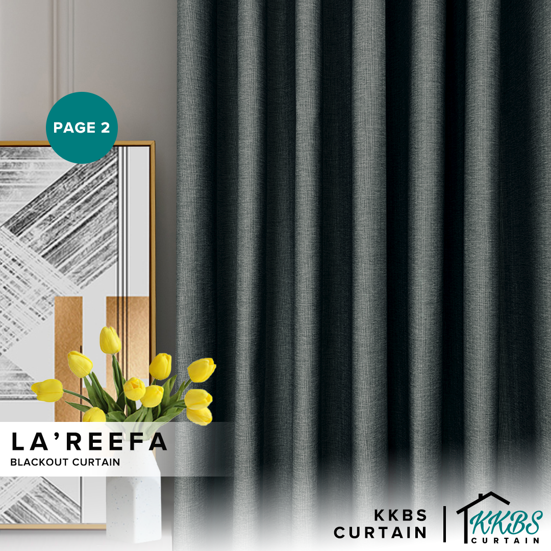 Lareefa Langsir Balckout Siap Jahit (Page 2)