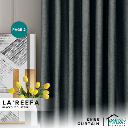Lareefa Langsir Balckout Siap Jahit (Page 2)