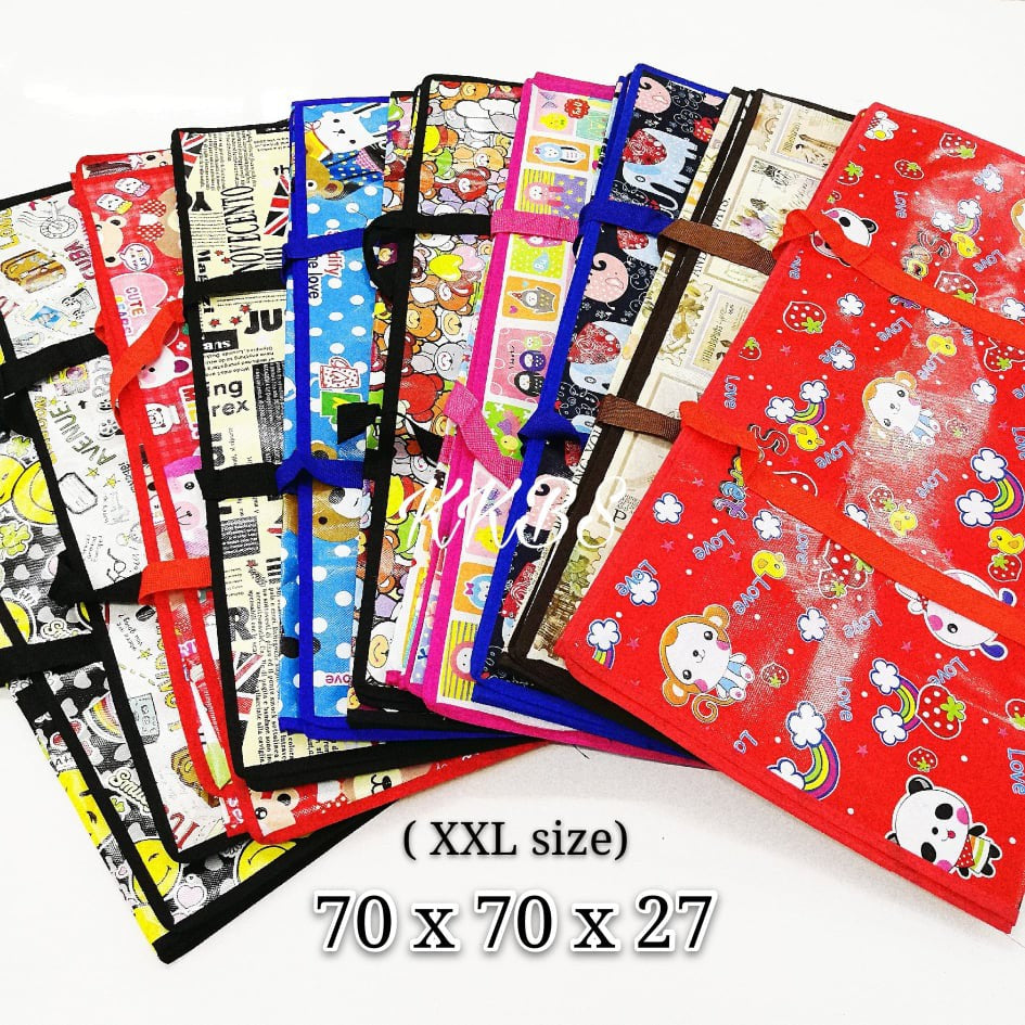 Beg Dobi Berbilang Fungsi Besar Tebal Dengan Zip (T1)