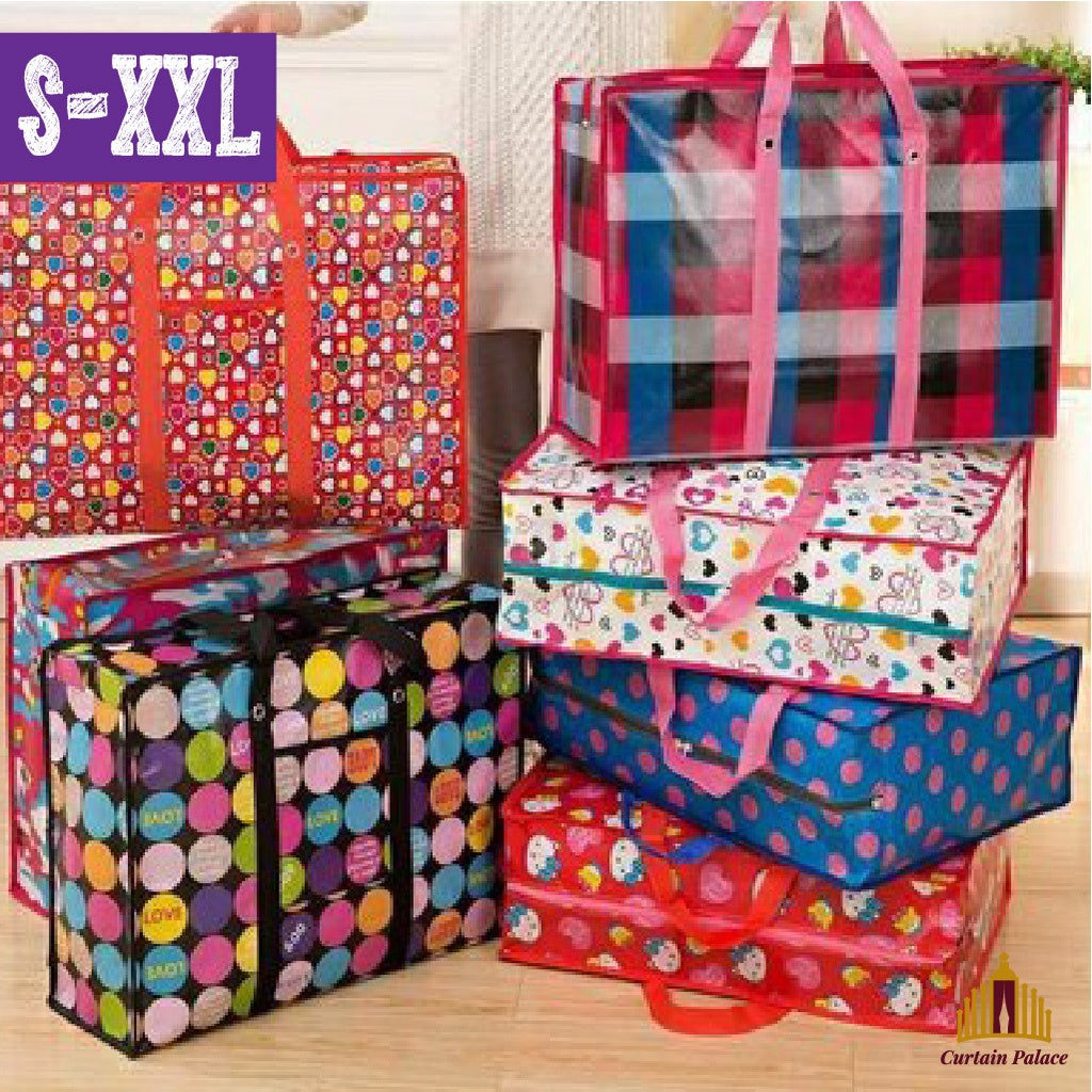 Beg Dobi Berbilang Fungsi Besar Tebal Dengan Zip (T1)