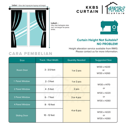 Jorica 85-95% Blackout Curtain Ready Made Standard Width