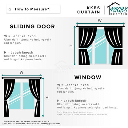 Rosella Semi Blackout Curtain Ready Made