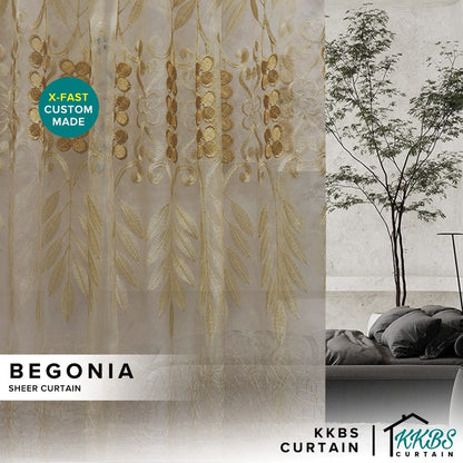 Begonia 纱帘成品