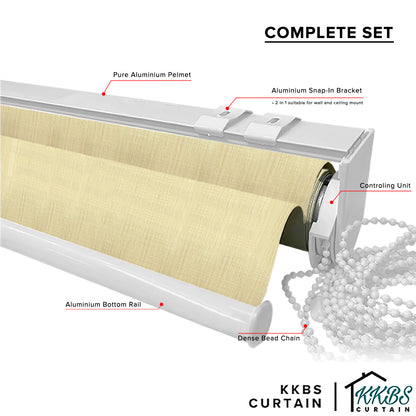 Amelio 100% Blackout Roller Blinds Custom Made