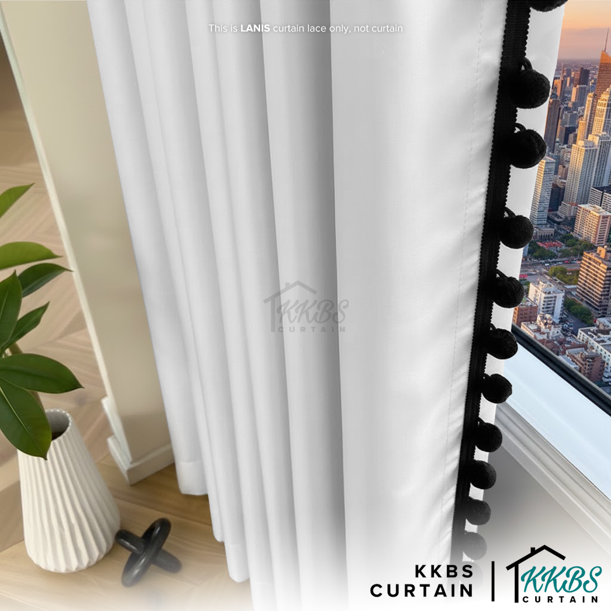 Lanis Curtain Laces Cut by Metre