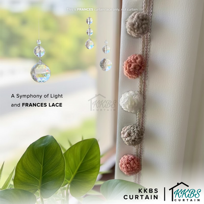 Frances Curtain Laces Cut by Metre