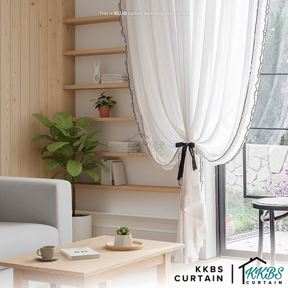 Ellis Curtain Laces Cut by Metre