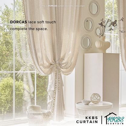 Dorcas Curtain Laces Cut by Metre