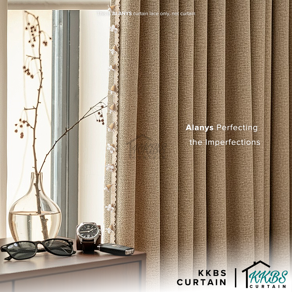 Alanys Curtain Laces Cut by Metre