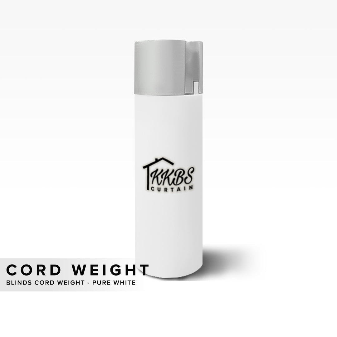 Blinds Cord Weight - Pure White
