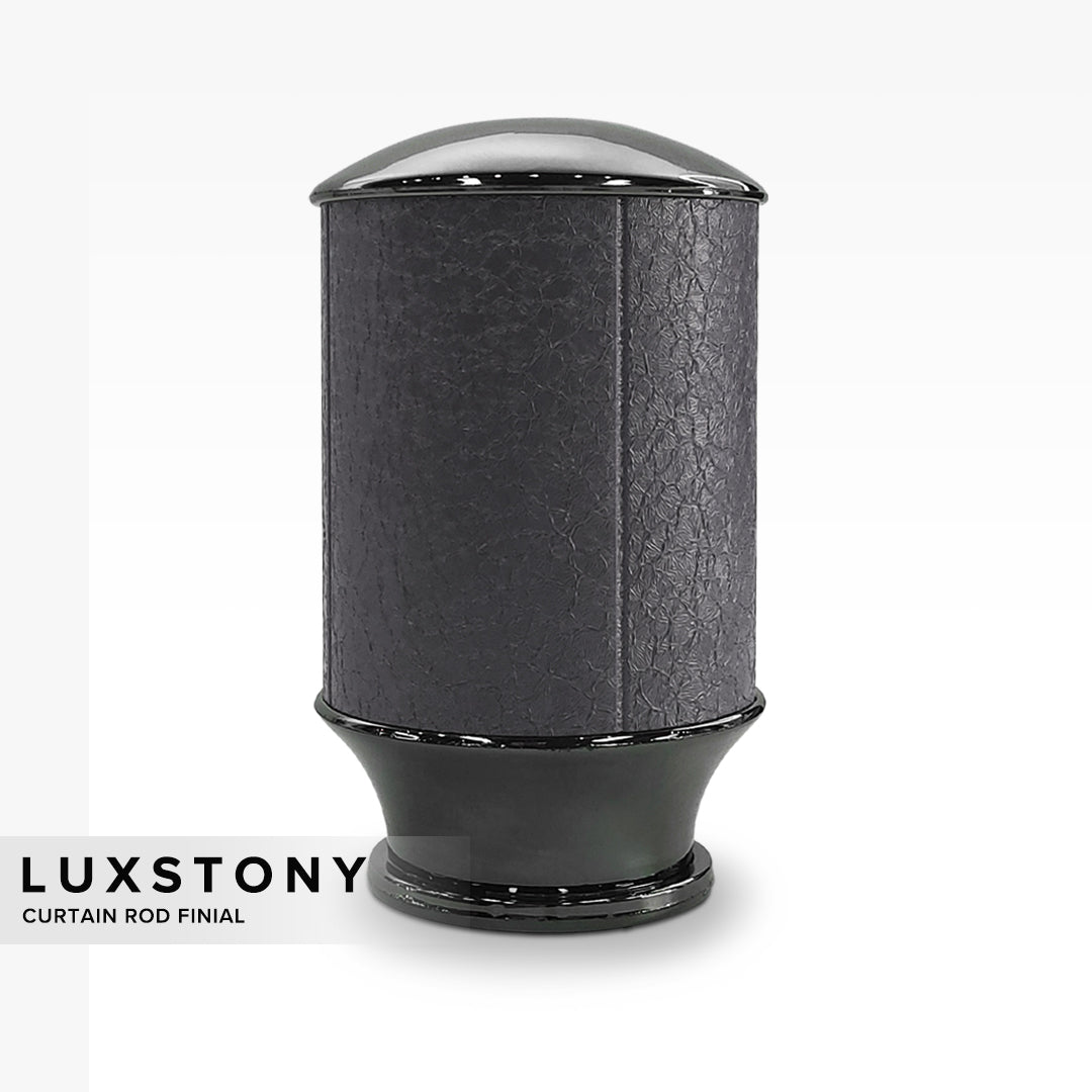 Luxstony Curtain Rod Finial / End Cap Space Grey