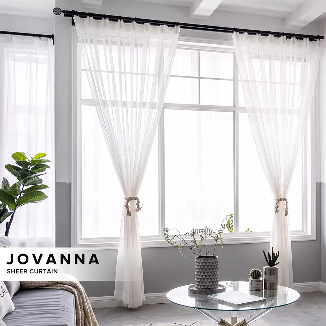 Jovanna Langsir Sheer Siap Jahit