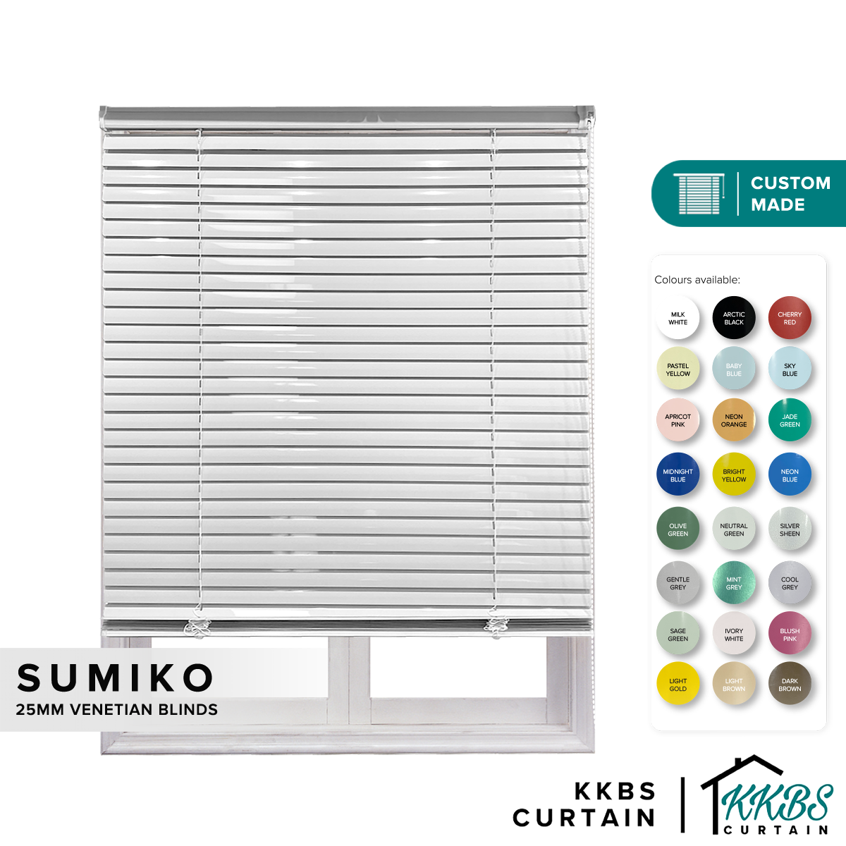 Sumiko 25mm 百叶窗定制