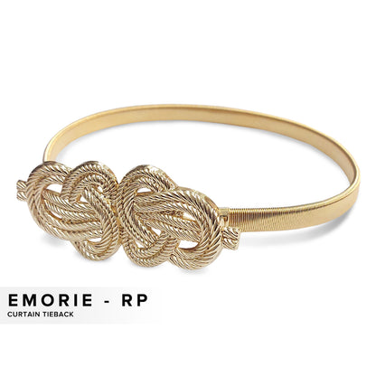 Emorie Twisted Rope Design Curtain Tieback
