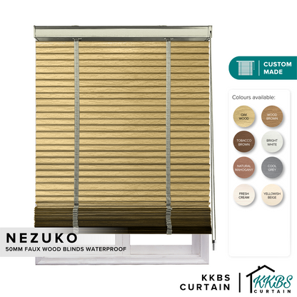 Nezuko 50毫米仿木百叶窗防水定制
