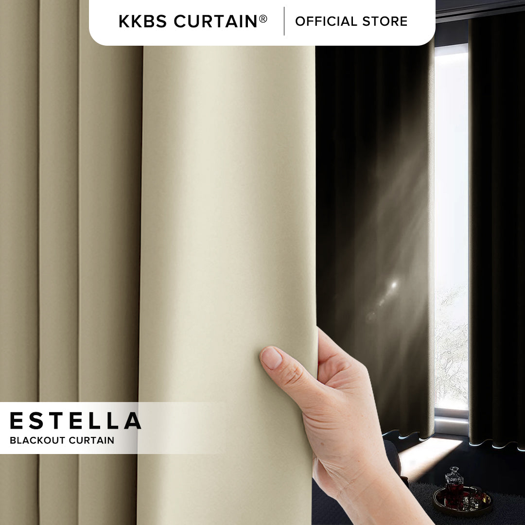 Estella Langsir 90 - 99% Blackout Siap Jahit (Page 1)