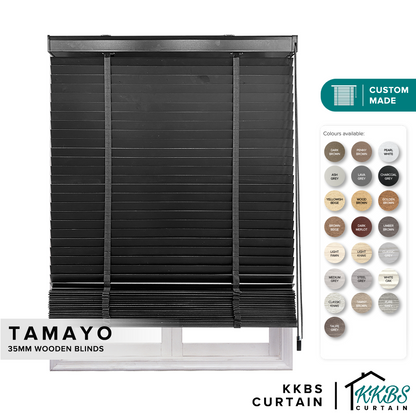 Tamayo 35毫米木质百叶窗定制