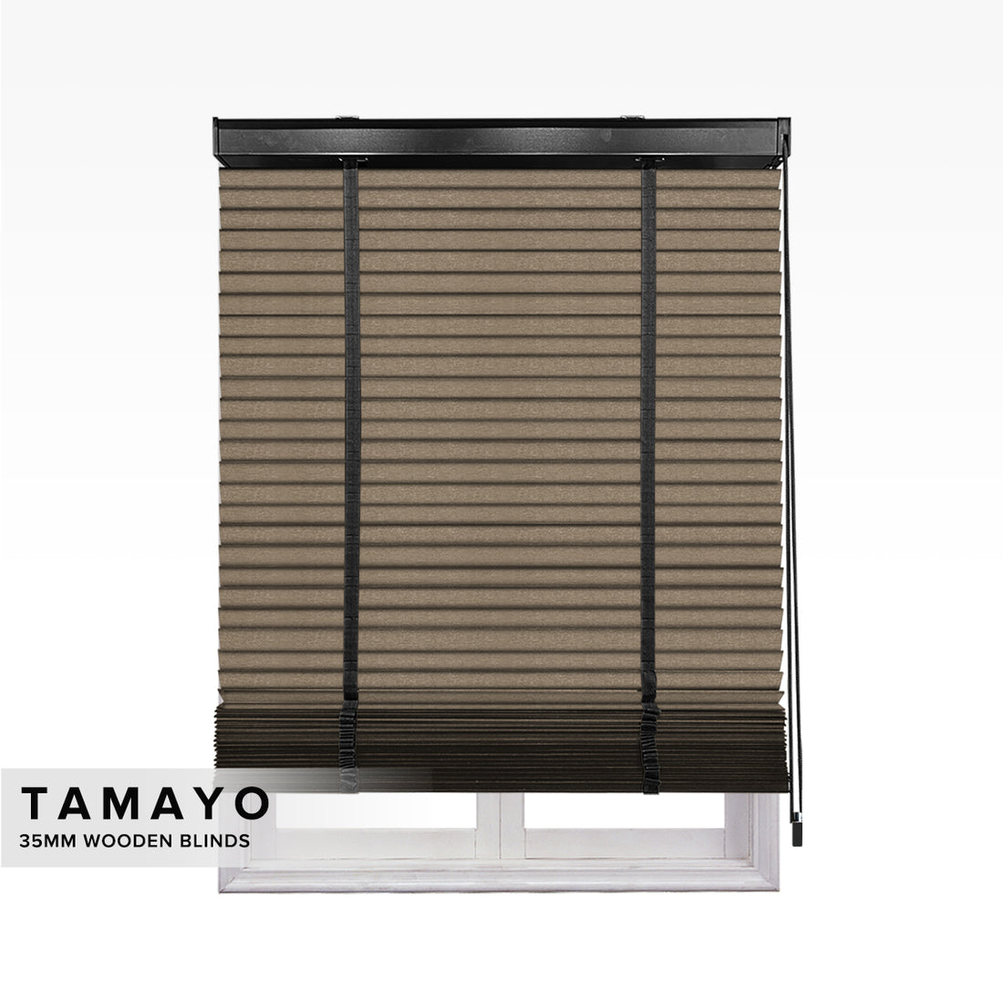 Tamayo 35mm Timber Blinds / Wooden Blinds Custom Made