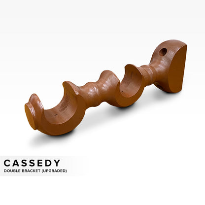 Cassedy Bracket Double Warna Mahohani Asli