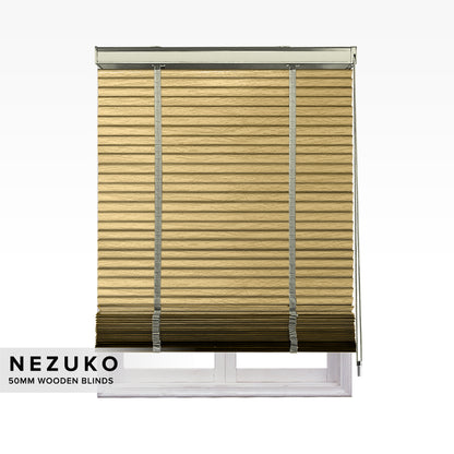 Nezuko 50mm Waterproof Faux Wood Blinds Custom Made
