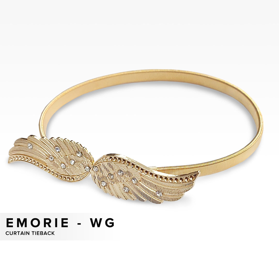 Emorie 天使翼设计窗帘绑带