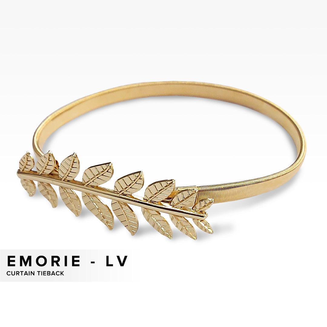 Emorie 小叶子设计窗帘绑带