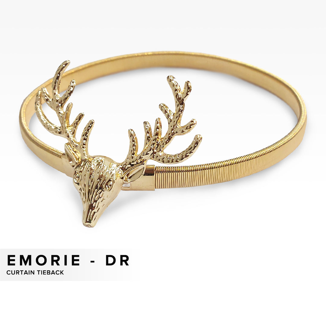 Emorie 鹿设计窗帘绑带