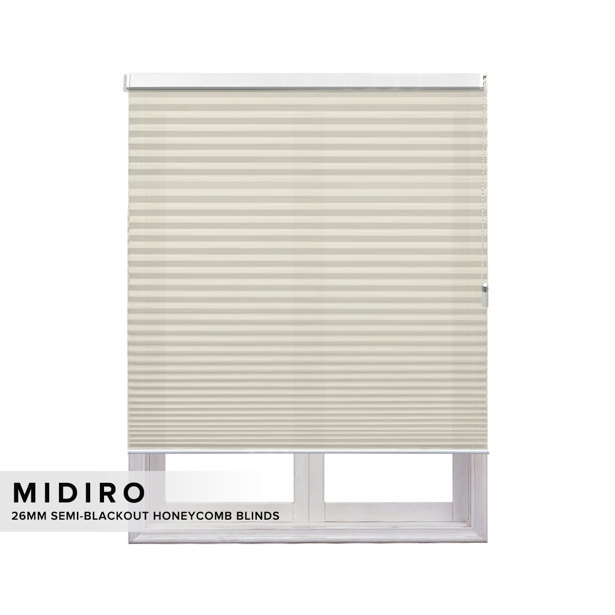 Midiro 26mm Semi Blackout Honeycomb Blinds Custom Made