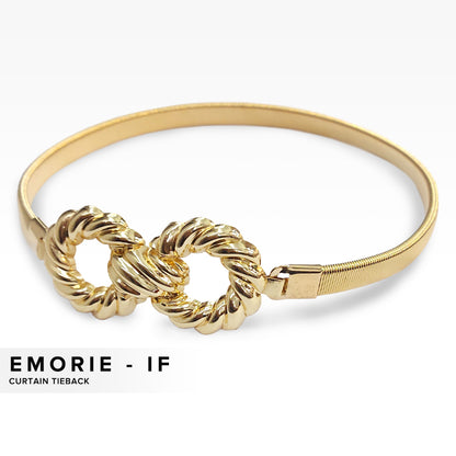 Emorie Infinity Symbol Design Curtain Tieback