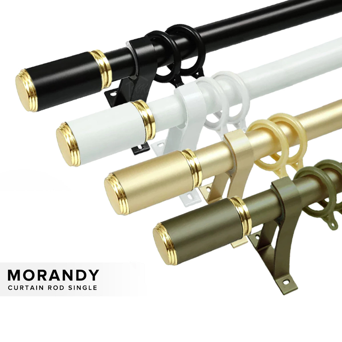Morandy Batang Langsir Set Lengkap Single