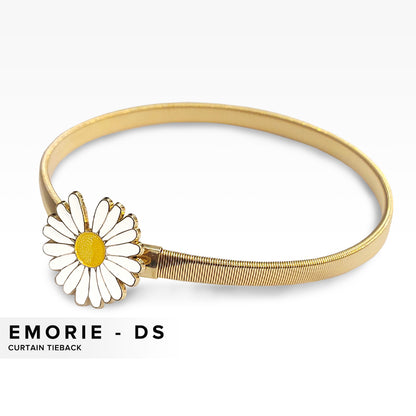 Emorie Tali Pengikat Langsir Reka Bentuk Bunga Daisy