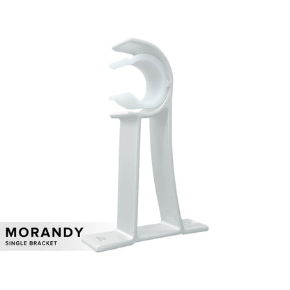Morandy Bracket Single Warna Putih Mutiara