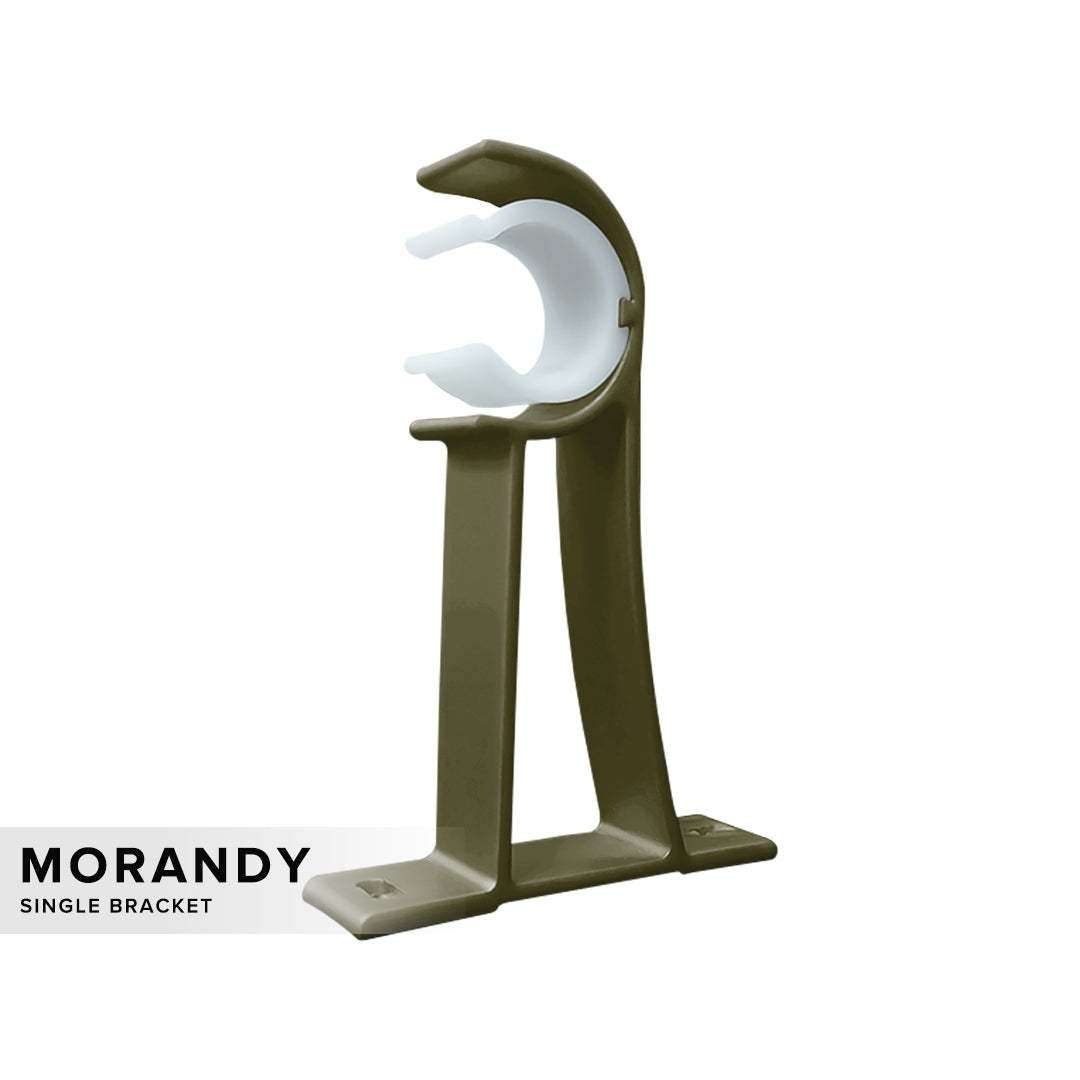 Morandy 窗帘杆单支架 奢华香槟色