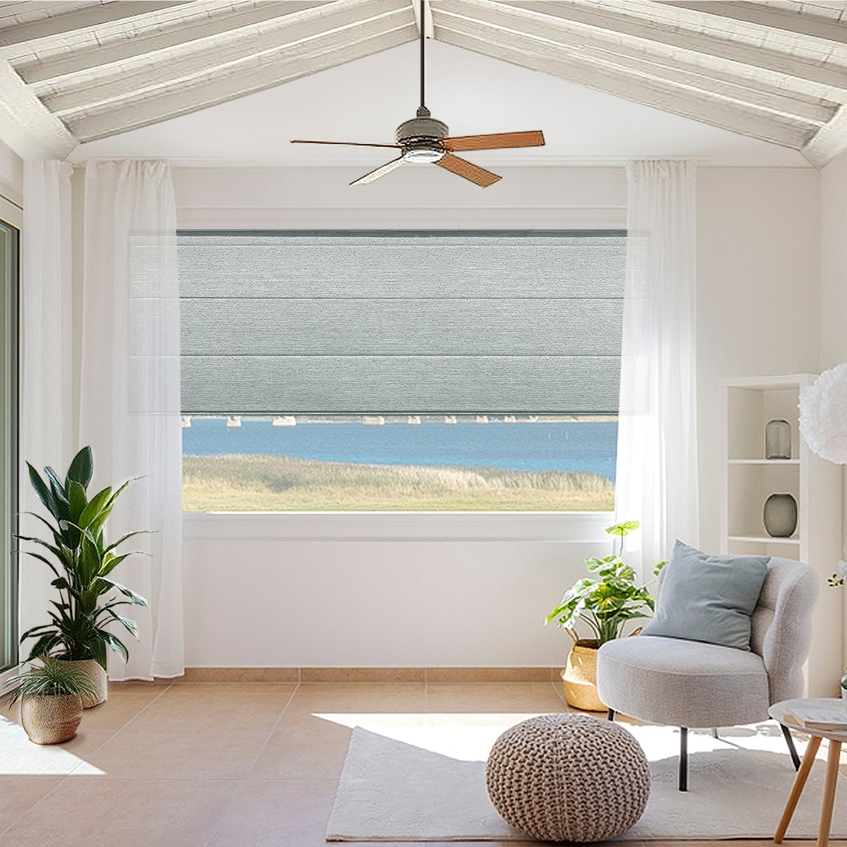 Carminho 100% Blackout Roman Blinds Custom Made