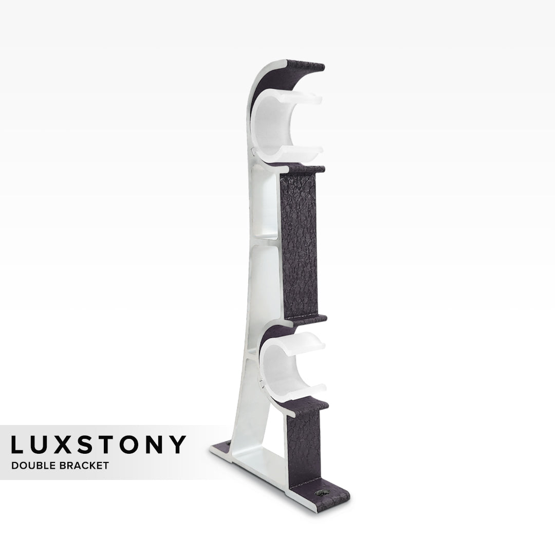 Luxstony 窗帘杆双支架 深空灰色