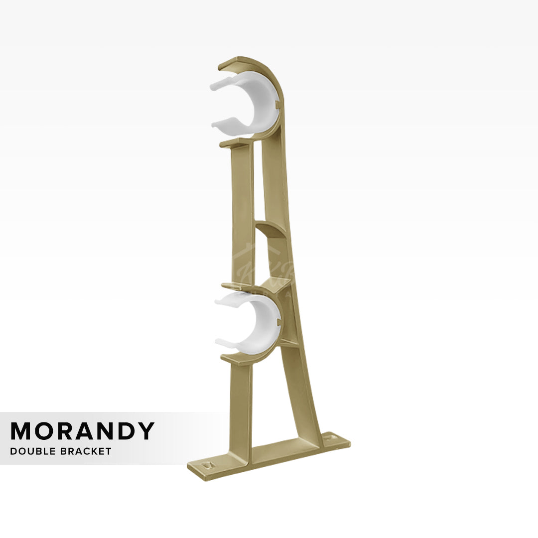 Morandy Bracket Double Warna Emas Cerah
