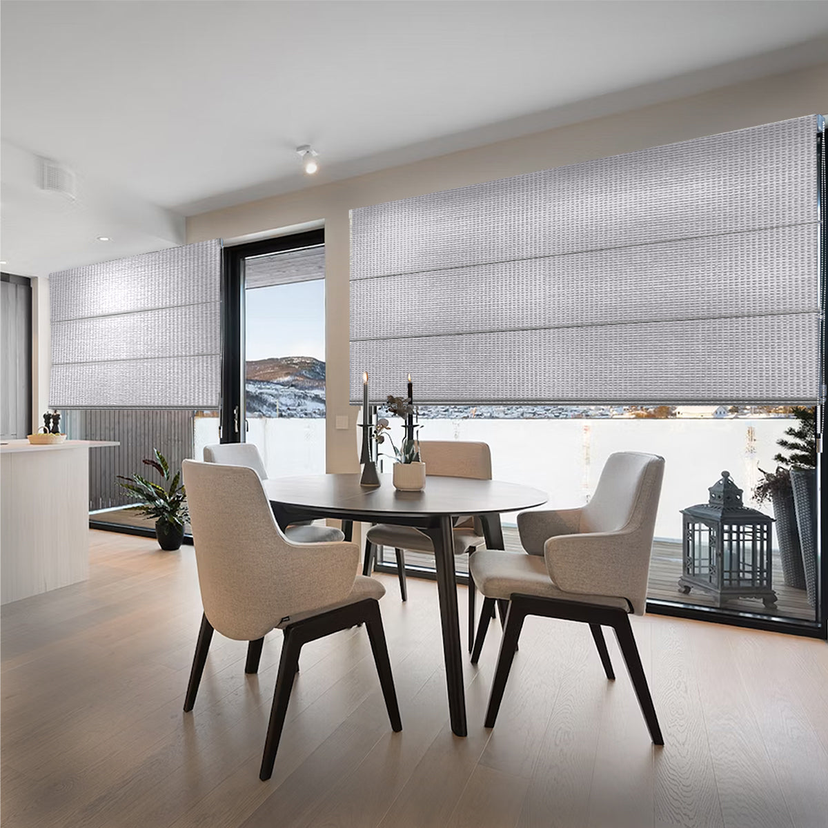 Milagro Blackout Roman Blinds Custom Made