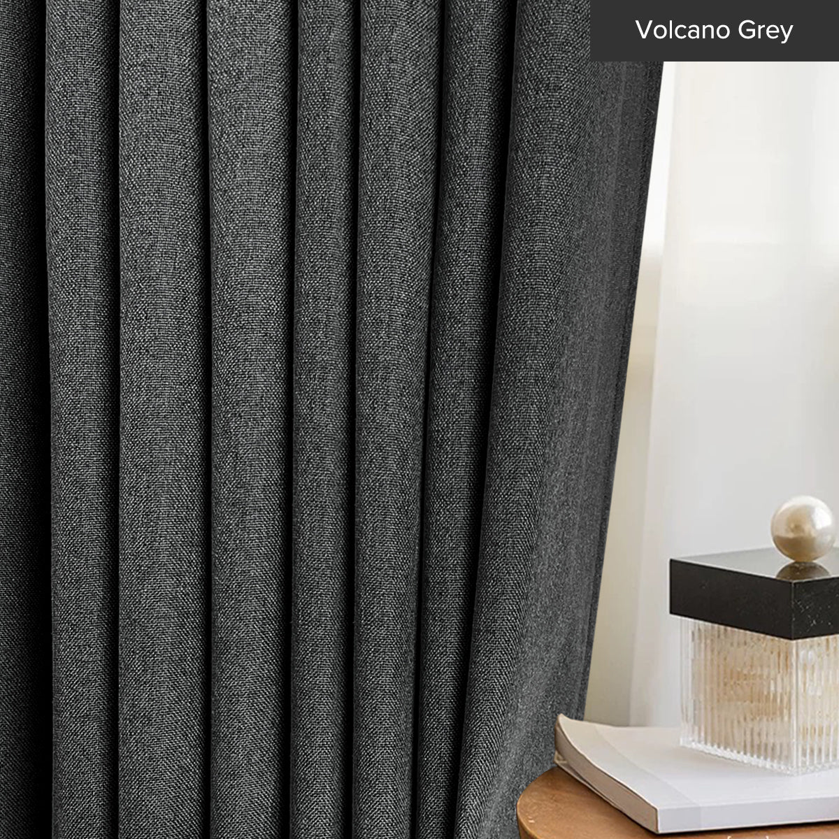 Mizuka 100% Blackout Curtain Ready Made - Standard Width