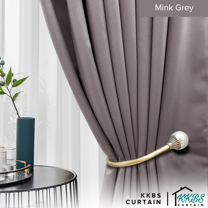 Canola Curtain Minimalist Hook &amp; Eyelet