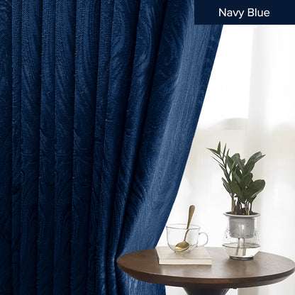 Neluna Semi Blackout Curtain Ready Made - Standard Width