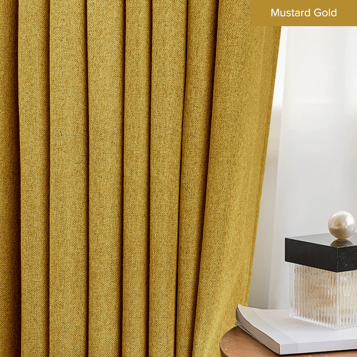 Mizuka 100% Blackout Curtain Ready Made - Standard Width