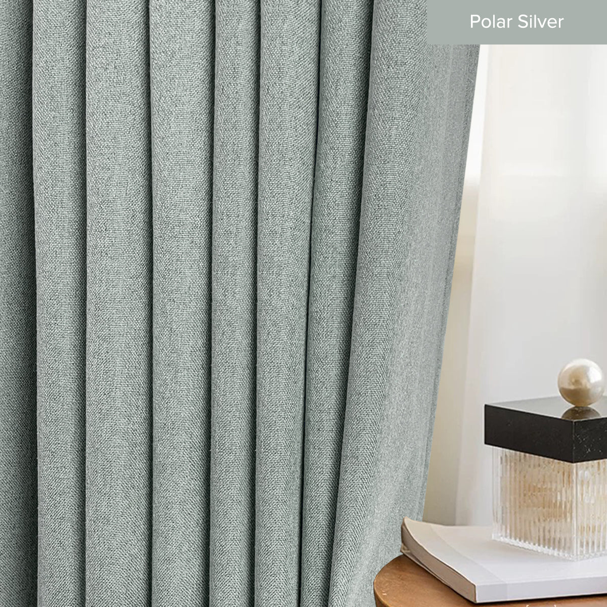 Mizuka 100% Blackout Curtain Ready Made - Standard Width