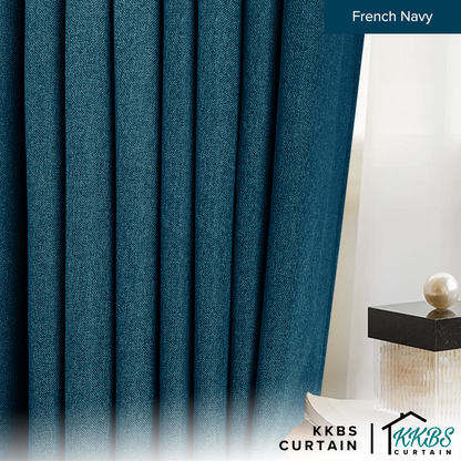 Mizuka 100% Blackout Curtain Ready Made Extra Width