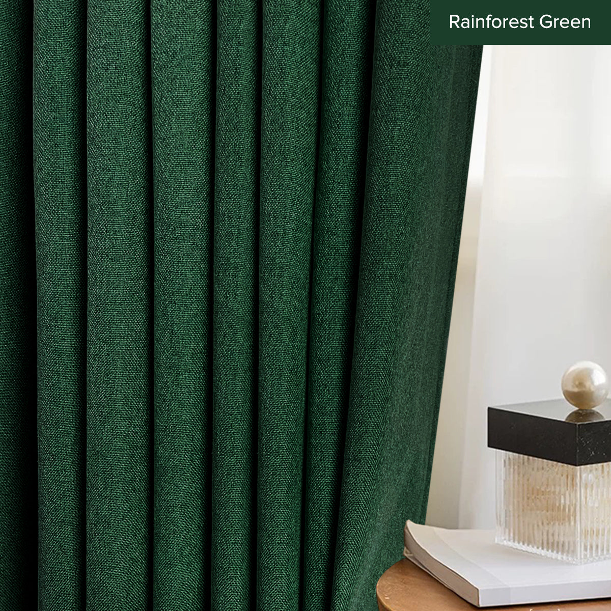 Mizuka 100% Blackout Curtain Ready Made - Standard Width