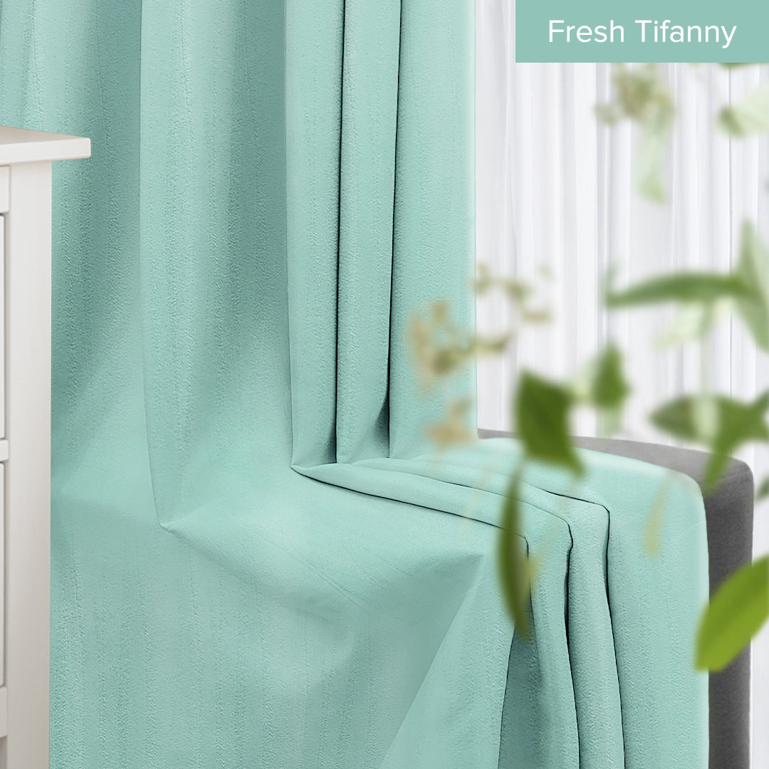 Benica 100% Blackout Curtain Ready Made