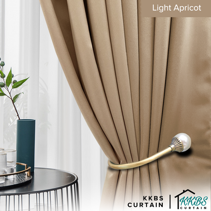 Canola Curtain Minimalist Hook &amp; Eyelet