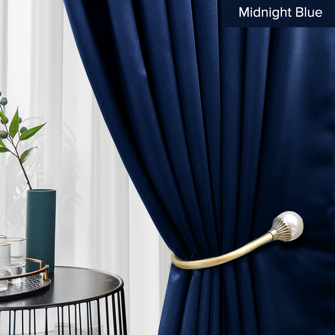 Langsir Canola 80%+ Blackout Cangkuk &amp;amp; Lubang Minimalis